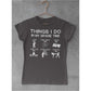 Women's Things I do in my sparetime MMA T-Shirt