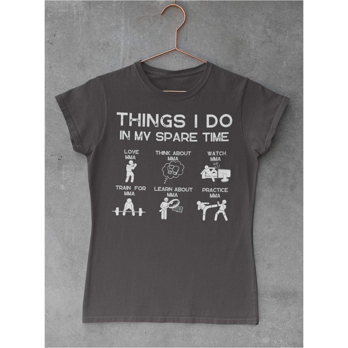 Women's Things I do in my sparetime MMA T-Shirt