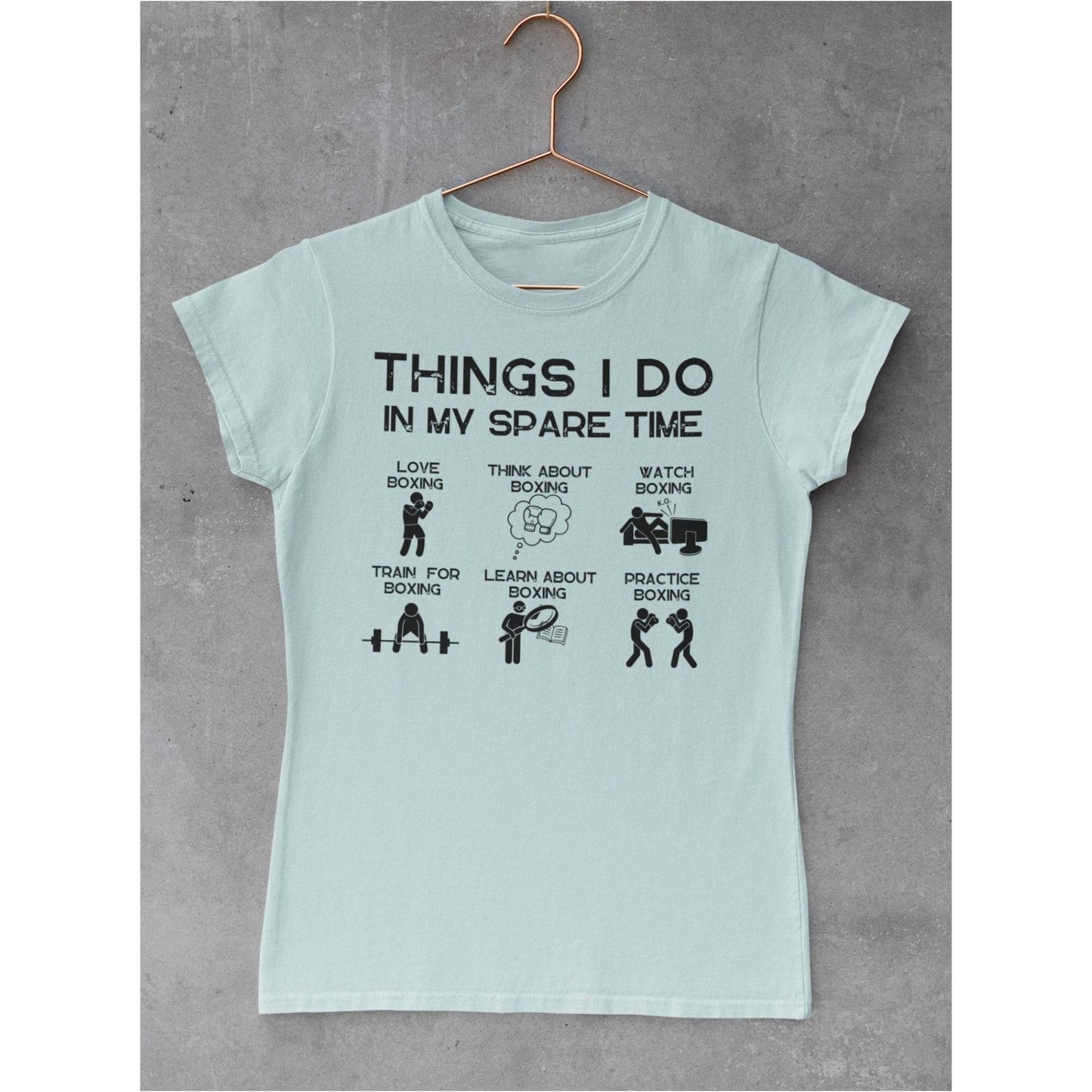 Women's Things I do in my sparetime boxing T-Shirt