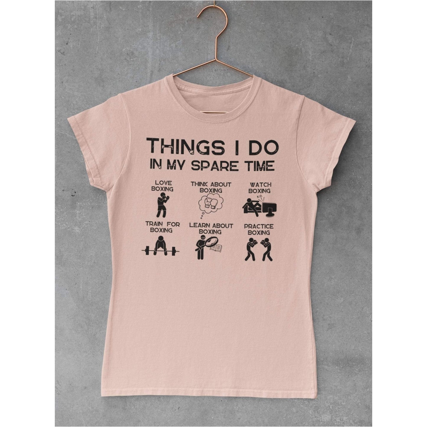 Women's Things I do in my sparetime boxing T-Shirt