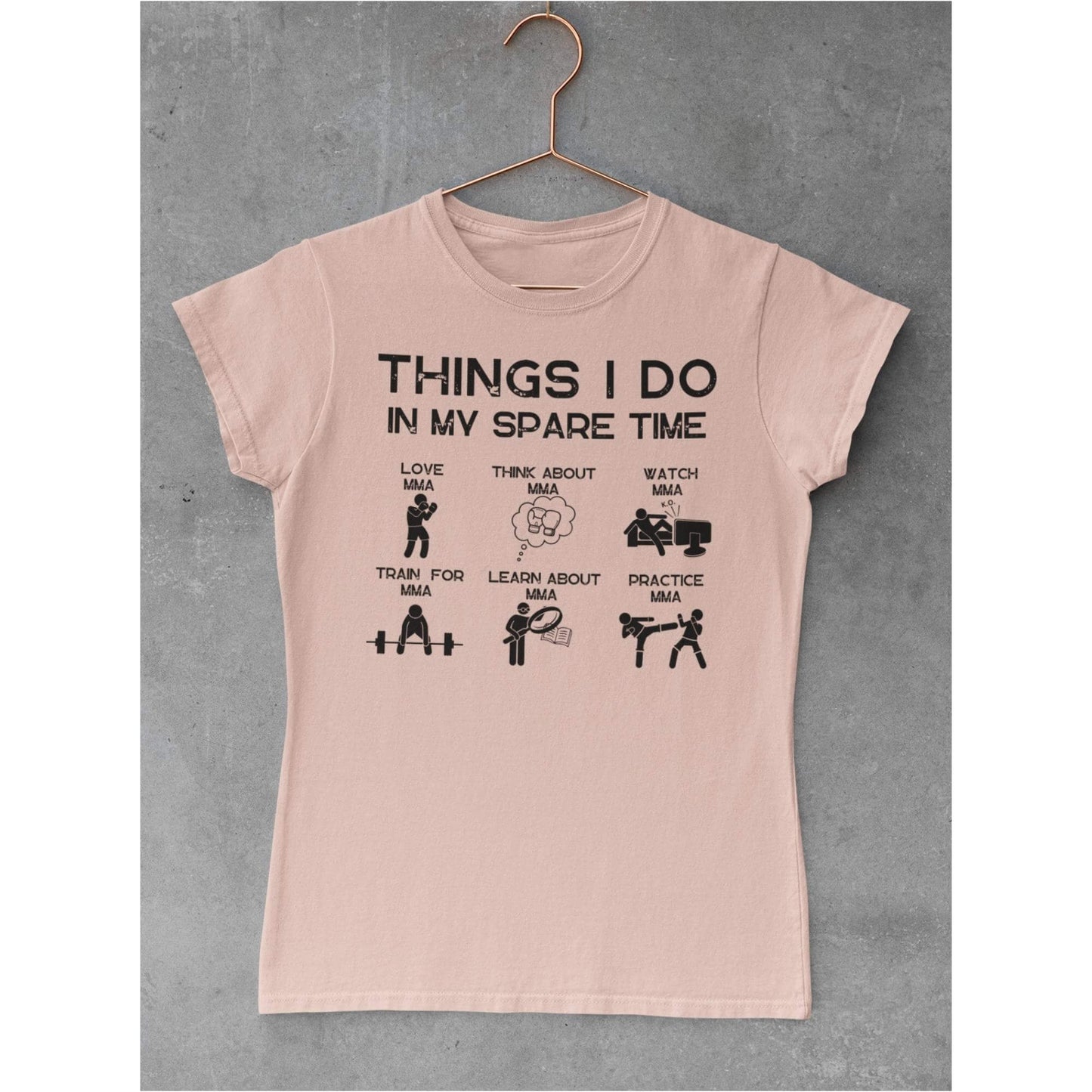 Women's Things I do in my sparetime MMA T-Shirt