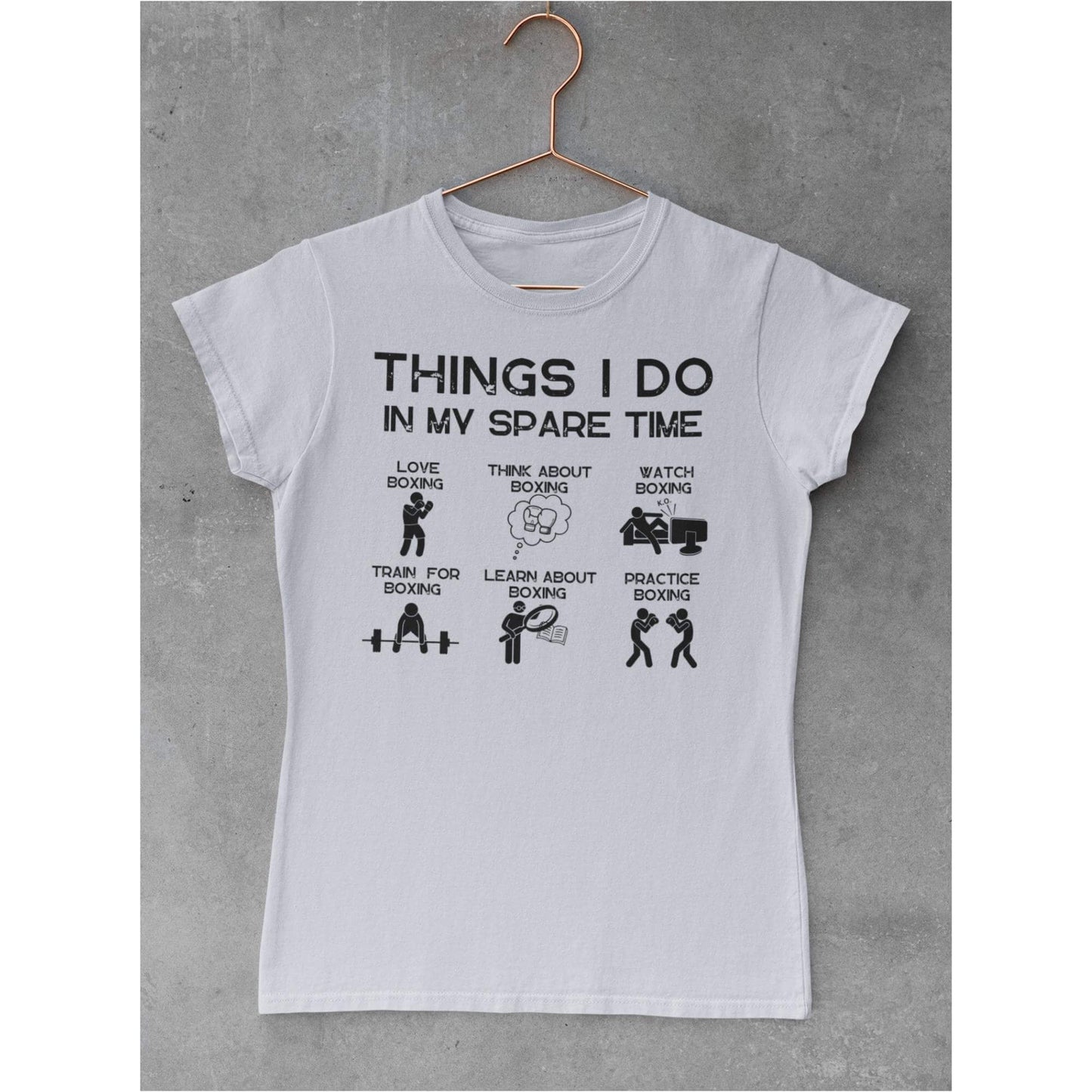 Women's Things I do in my sparetime boxing T-Shirt
