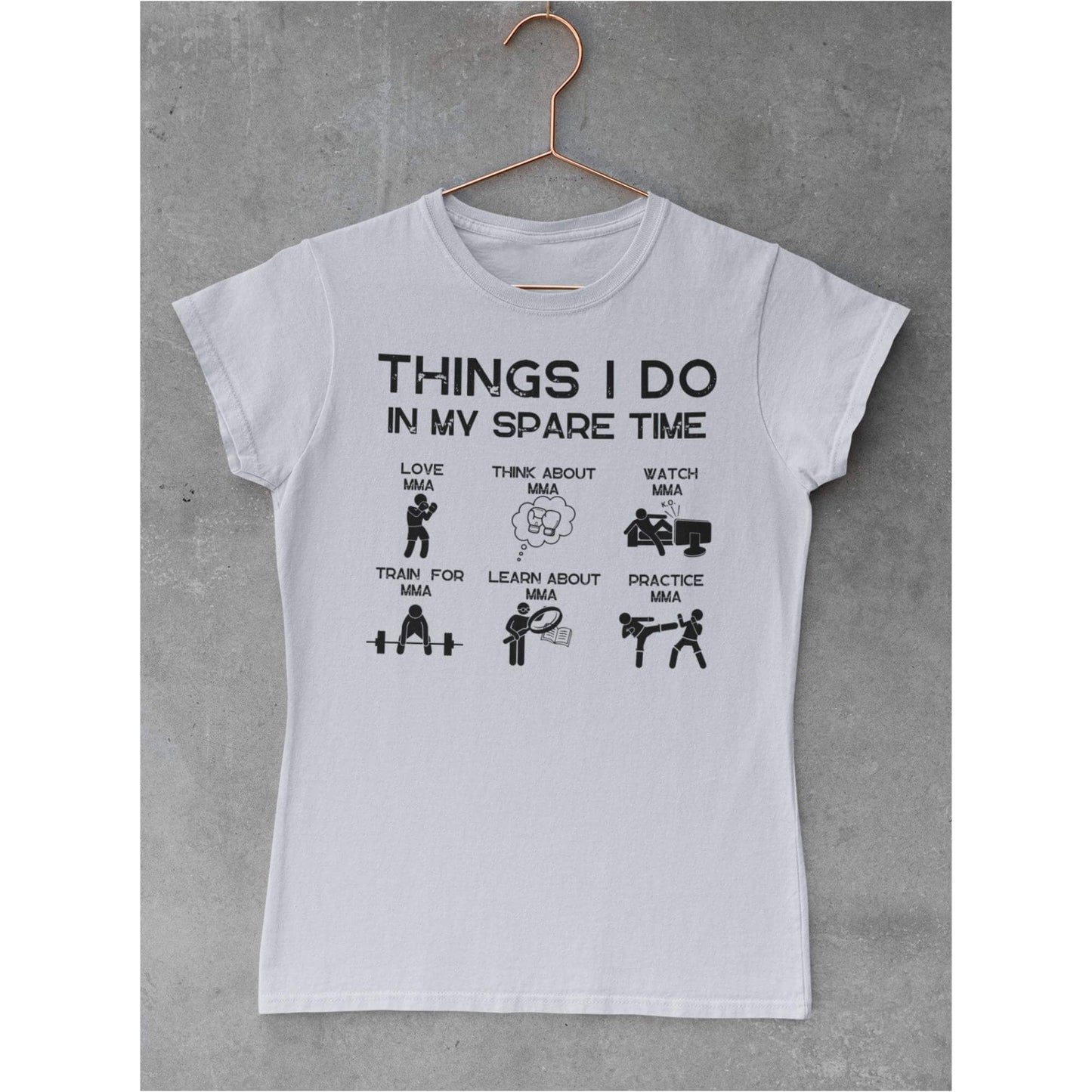 Women's Things I do in my sparetime MMA T-Shirt