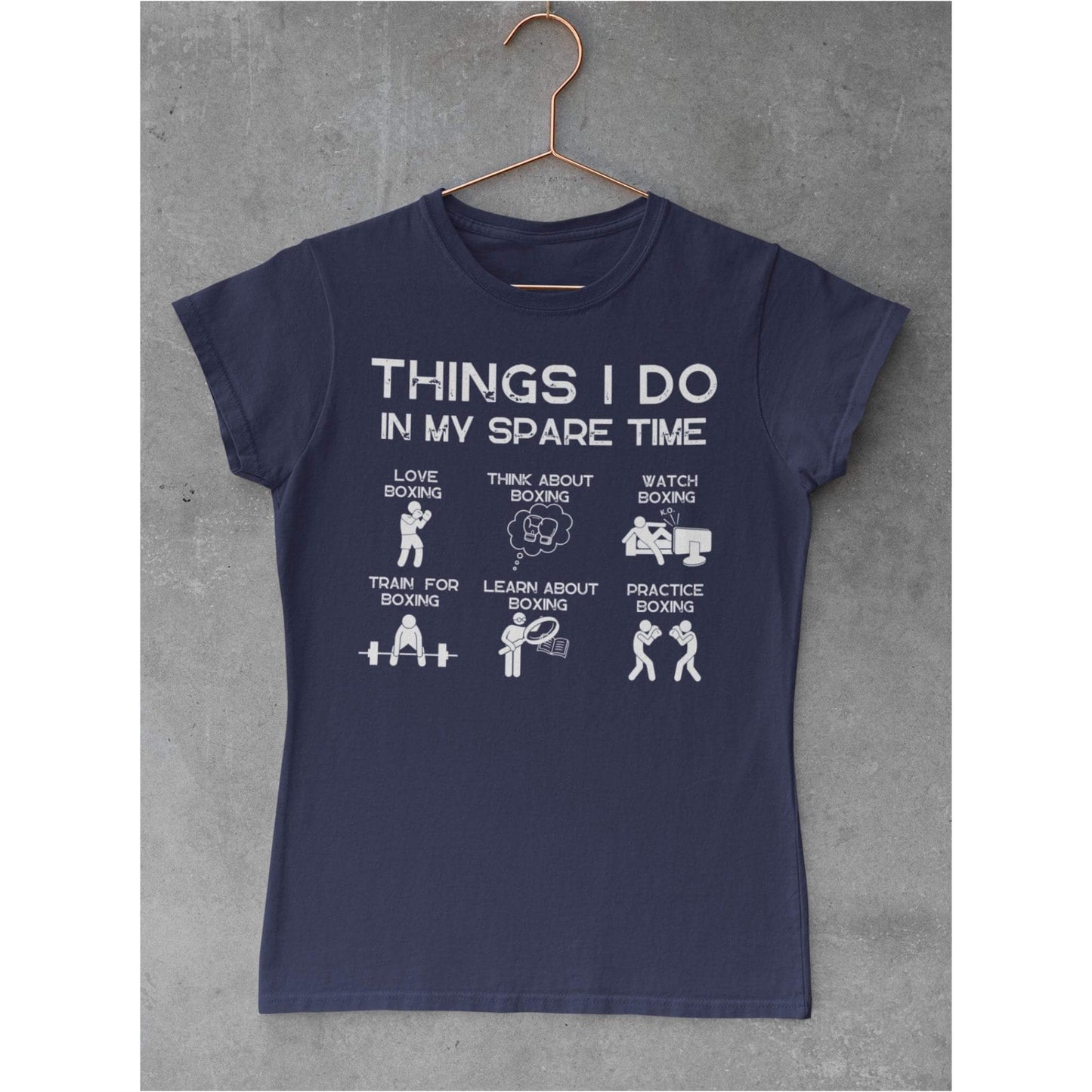 Women's Things I do in my sparetime boxing T-Shirt
