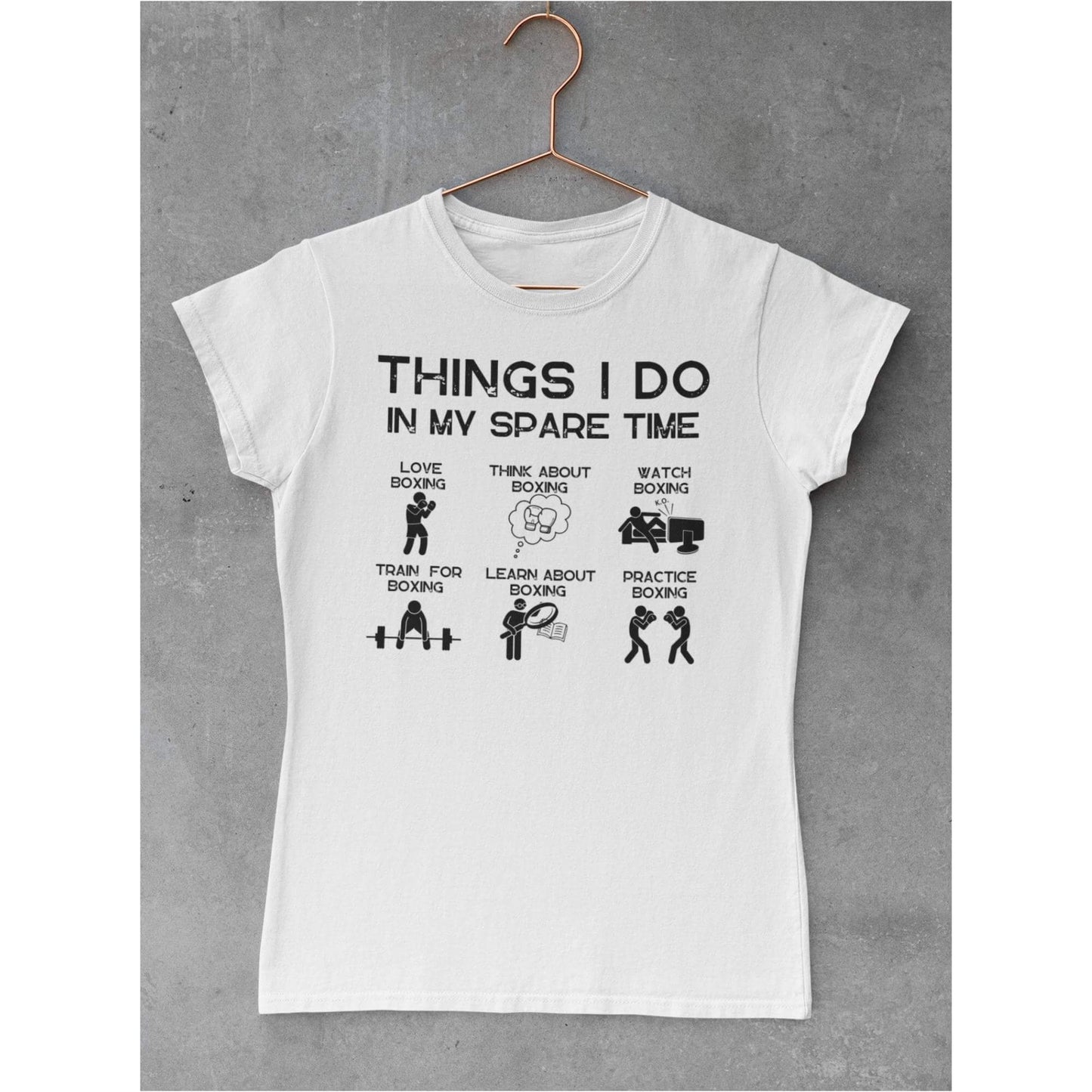 Women's Things I do in my sparetime boxing T-Shirt