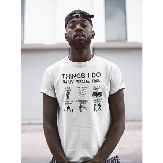 Men's Things I do in my sparetime boxing T-Shirt