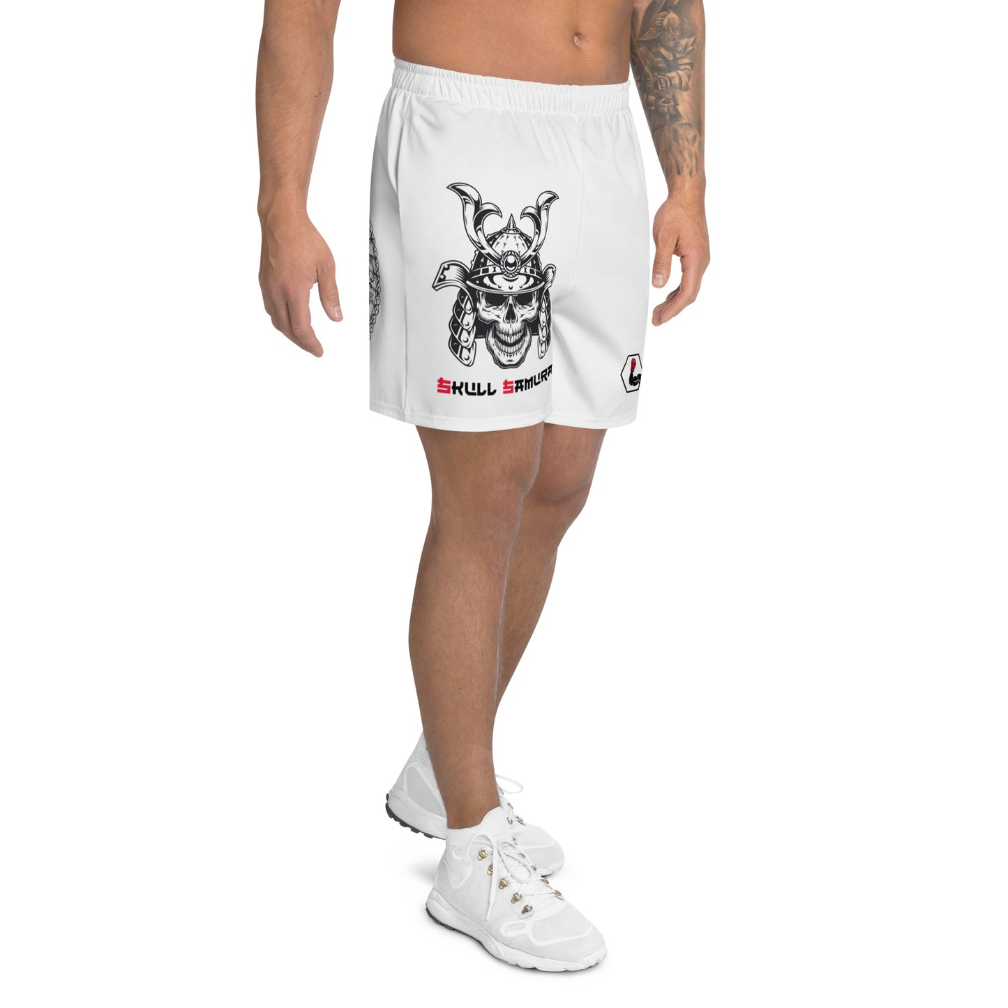 "Skull Samurai" sports shorts for men