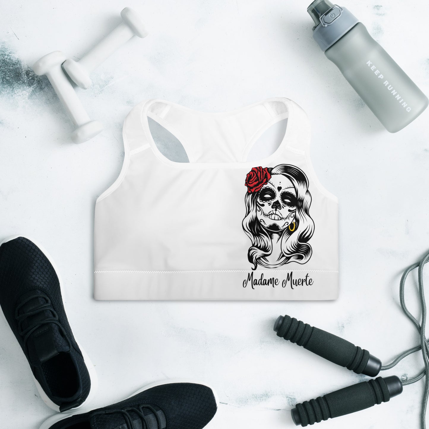 Madame Muerte sports bra