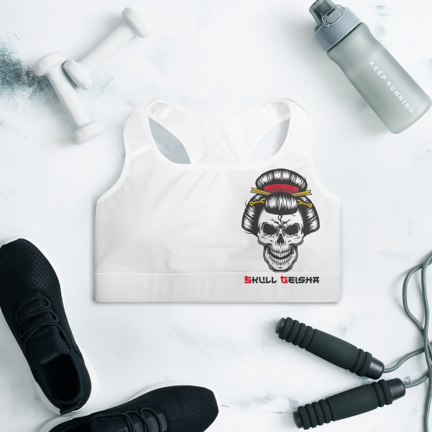 Skull Geisha Sports Bra
